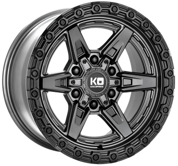 King Titan Wheels In Matte Titanium - Brixton 4x4 - Buy Online Now!